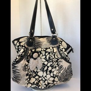 Relic fabric hobo purse